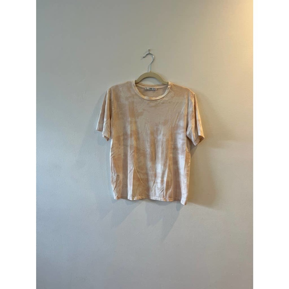 peachy tie dye t-shirt